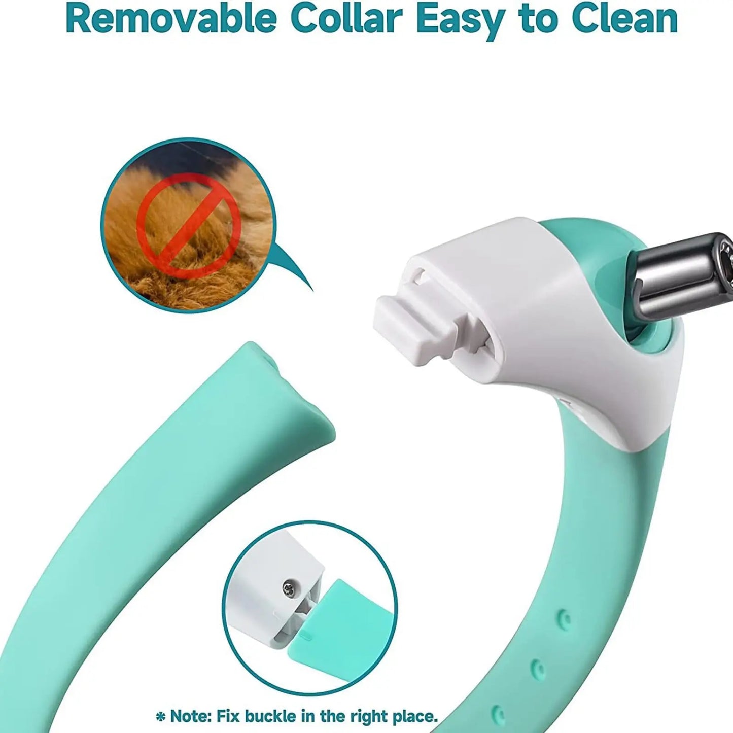 Cat Collar Laser Toy with Red Light, Interactive Cat Laser Toy for Bored Indoor Cats, Rechargeable Electric Laser Collar Toy