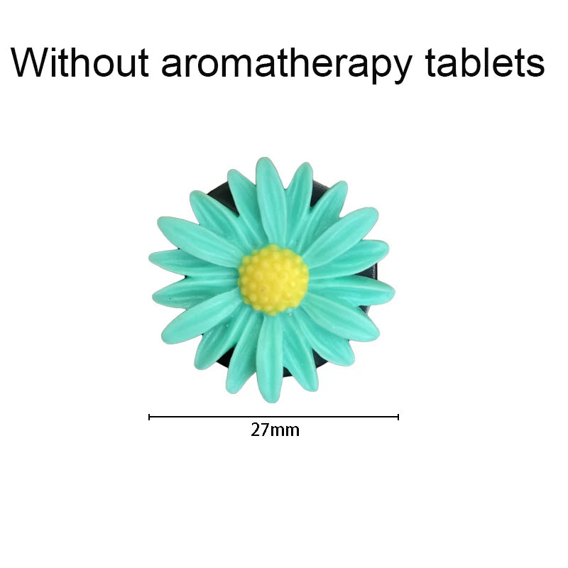 1pc Car Air Freshener Flowers Vent Clip Perfume Daisy Diffuser Essential Accessories For Girls Freshner Air Scent