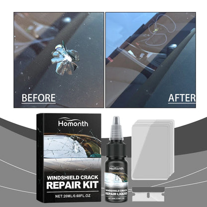1-5Pcs 20ml Car Windshield Crack Repair Fluid 20ml Gone Crack Glass Windshield Repair Kit Windscreen Glass Scratch Crack Restore