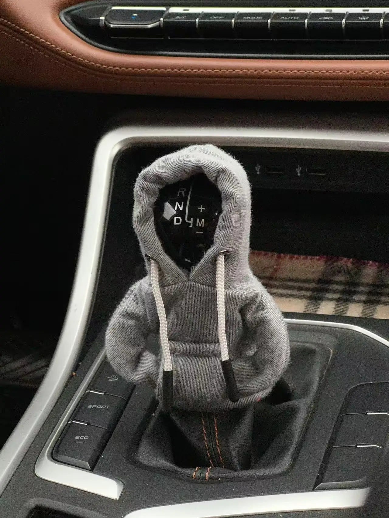 Car Gear Shift Hoodie Cover Shift Cover Gear Handle Decoration Fits Manual Automatic Universal Car Shift Lever Interior Decor