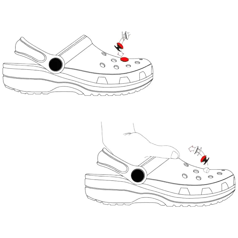 Miniso Cartoon Cute Designer Shoe Charms Snoopy Series Cartoon Diy Slippers Accessories Girls And Women Party Gift