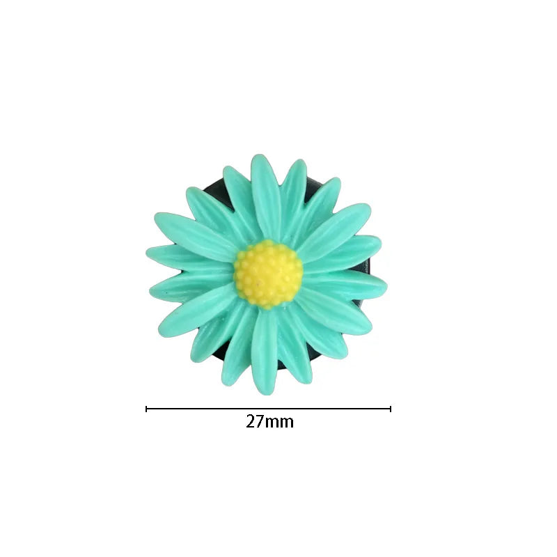 1pc Car Air Freshener Flowers Vent Clip Perfume Daisy Diffuser Essential Accessories For Girls Freshner Air Scent