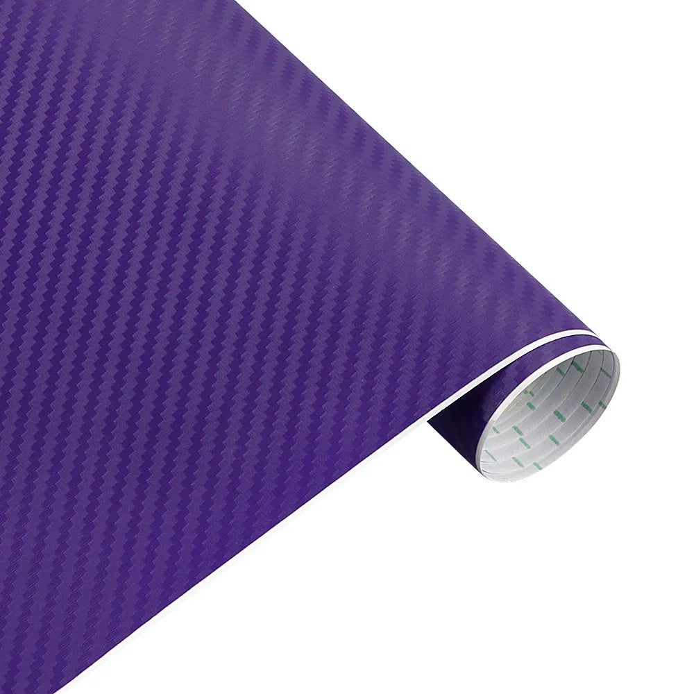 30*127cm Car Stickers and Decals 3D Carbon Fiber Vinyl Wrap Sheet Roll Protective Custom Film Auto Styling Exterior Accessories