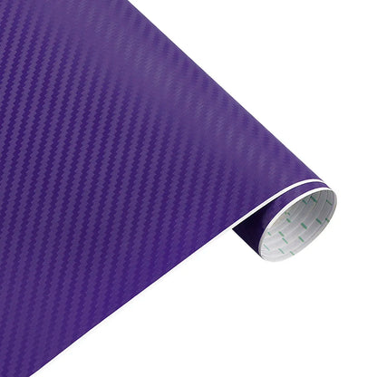 30*127cm Car Stickers and Decals 3D Carbon Fiber Vinyl Wrap Sheet Roll Protective Custom Film Auto Styling Exterior Accessories