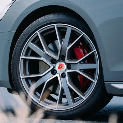 4pcs 60mm Auto Wheel Center Hub Caps Car Styling Stickers For Audi Sline A1 A3 A4 A5 A6 A7 A8 Q2 Q3 Q5 Q7 Q8 TT S1 S3 RS5 ﻿RS S