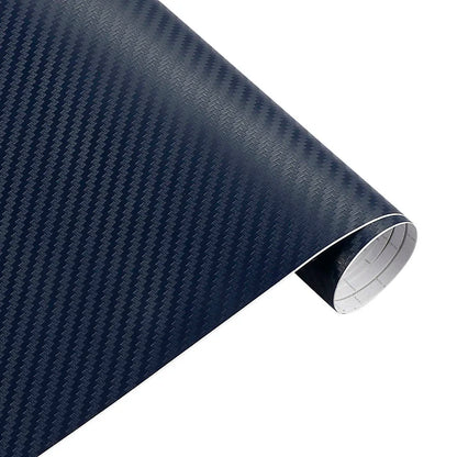 30*127cm Car Stickers and Decals 3D Carbon Fiber Vinyl Wrap Sheet Roll Protective Custom Film Auto Styling Exterior Accessories