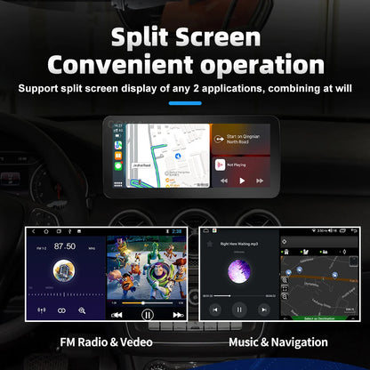 10.25" Android 13 System Car Radio Stereo For Mercedes-Benz A CLA GLA W176 W117 X156 Google BT GPS Navi Carplay Auto Multimedia