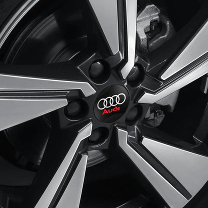 4pcs 60mm Auto Wheel Center Hub Caps Car Styling Stickers For Audi Sline A1 A3 A4 A5 A6 A7 A8 Q2 Q3 Q5 Q7 Q8 TT S1 S3 RS5 ﻿RS S