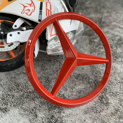70MM 3D Metal Car Styling Engine Badge Decoration Hood Emblem Sticker for Mercedes Benz E C G M R S Class W176 W204 W212 GLC CLA