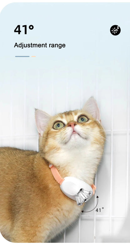 Laser Cat Collar Teasing Cat Electric USB Charging Kitten Automatic Cats Toy Smart Laser Teasing Cat Interactive Toy hi cat toy