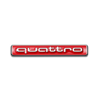 1Pcs Car Chrome Front Hood Grille quattro Emblem Badge Auto Trinket Styling For Audi S5 S6 S7 S4 S8 TT TTS A4 A6 C7 C6 B7 Q5 Q7
