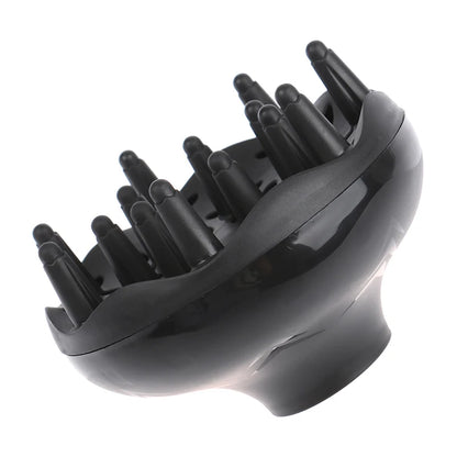 1pc Hair Diffuser Professional Hair Styling Curl Dryer Diffuser Universal Hairdressing Blower Styling Salon Curly Tool Black
