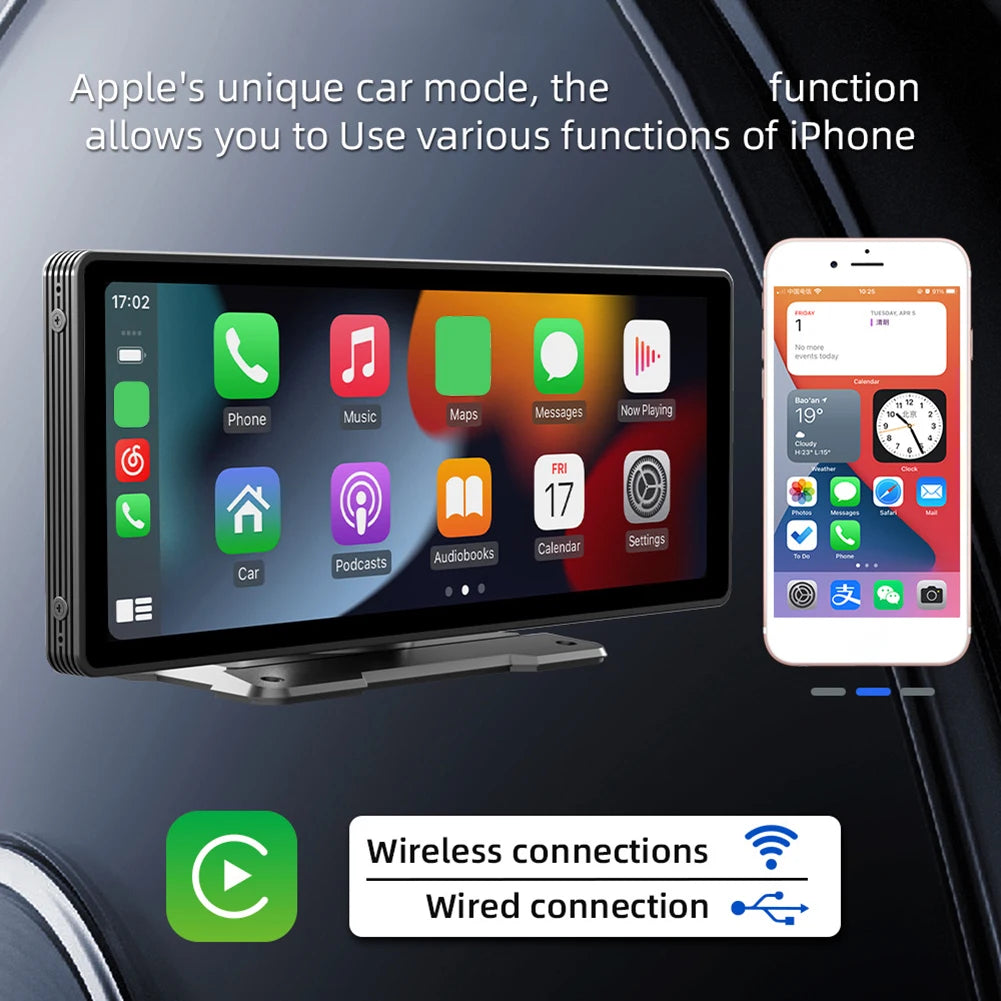 9.3 Inch Wireless Carplay Android Auto Car Radio HD Touch Screen Car MP5 Multimedia Player GPS Wifi Bluetooth Auto Link FM Radio