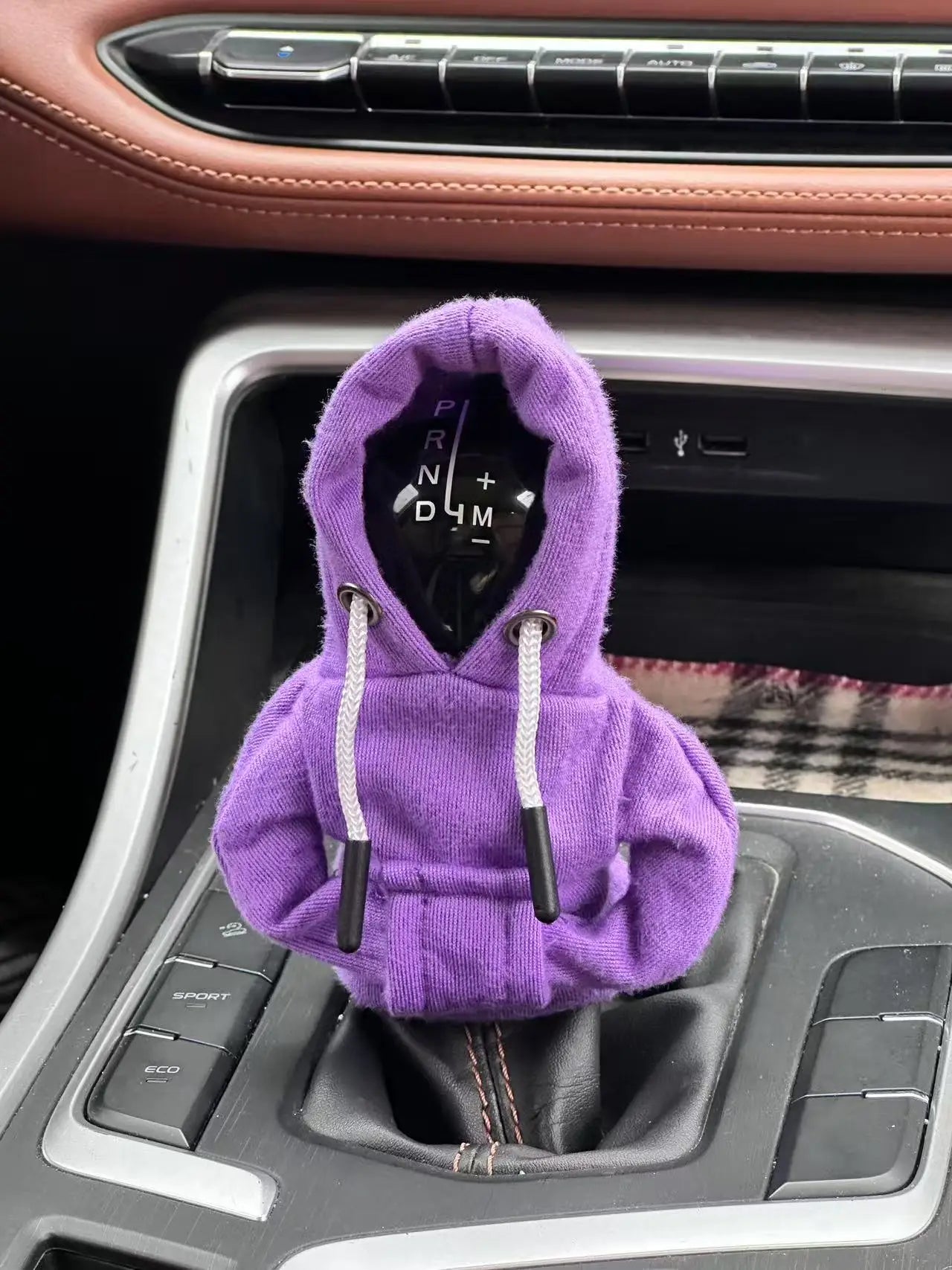 Car Gear Shift Hoodie Cover Shift Cover Gear Handle Decoration Fits Manual Automatic Universal Car Shift Lever Interior Decor