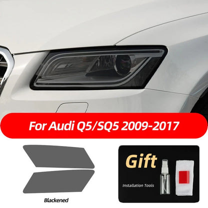 Car Headlight Protective Film Front Lamp Smoked Black For Audi A3 8V S3 A4 B8 B9 A5 A6 S6 C8 A7 A8 D4 TT TTS Q3 Q5 Q7 Q8 RS Q8