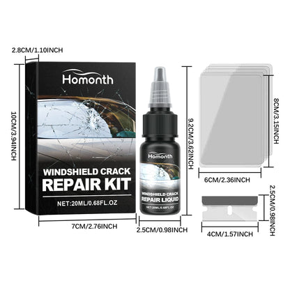 1-5Pcs 20ml Car Windshield Crack Repair Fluid 20ml Gone Crack Glass Windshield Repair Kit Windscreen Glass Scratch Crack Restore