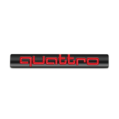 1Pcs Car Chrome Front Hood Grille quattro Emblem Badge Auto Trinket Styling For Audi S5 S6 S7 S4 S8 TT TTS A4 A6 C7 C6 B7 Q5 Q7