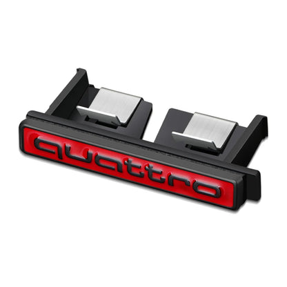 1Pcs Car Chrome Front Hood Grille quattro Emblem Badge Auto Trinket Styling For Audi S5 S6 S7 S4 S8 TT TTS A4 A6 C7 C6 B7 Q5 Q7