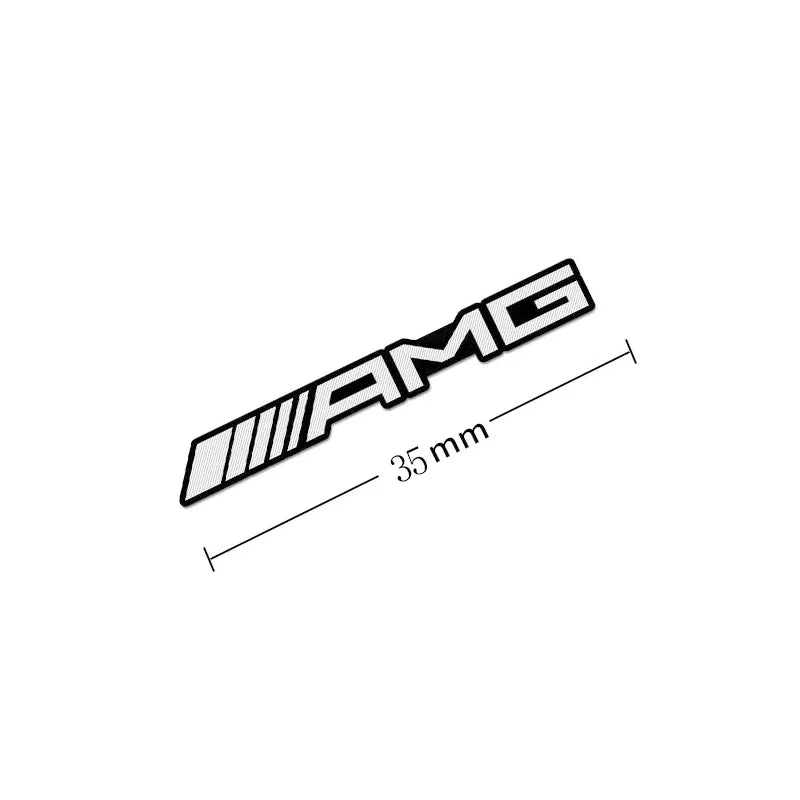 4/10pcs car audio decorate 3D Aluminum Badge Emblem Sticker For Mercedes Benz AMG C200 C260 C300 W108 W124 W126 W140 W168 W169