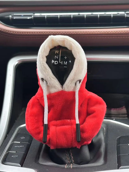 Car Gear Shift Hoodie Cover Shift Cover Gear Handle Decoration Fits Manual Automatic Universal Car Shift Lever Interior Decor