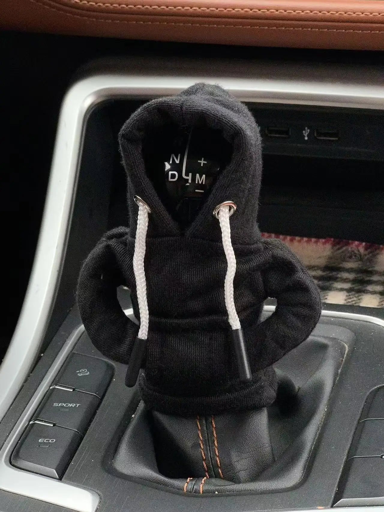 Car Gear Shift Hoodie Cover Shift Cover Gear Handle Decoration Fits Manual Automatic Universal Car Shift Lever Interior Decor