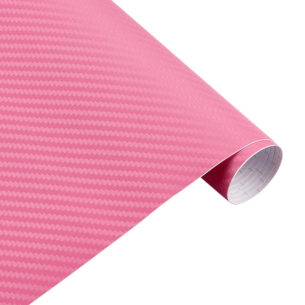 30*127cm Car Stickers and Decals 3D Carbon Fiber Vinyl Wrap Sheet Roll Protective Custom Film Auto Styling Exterior Accessories