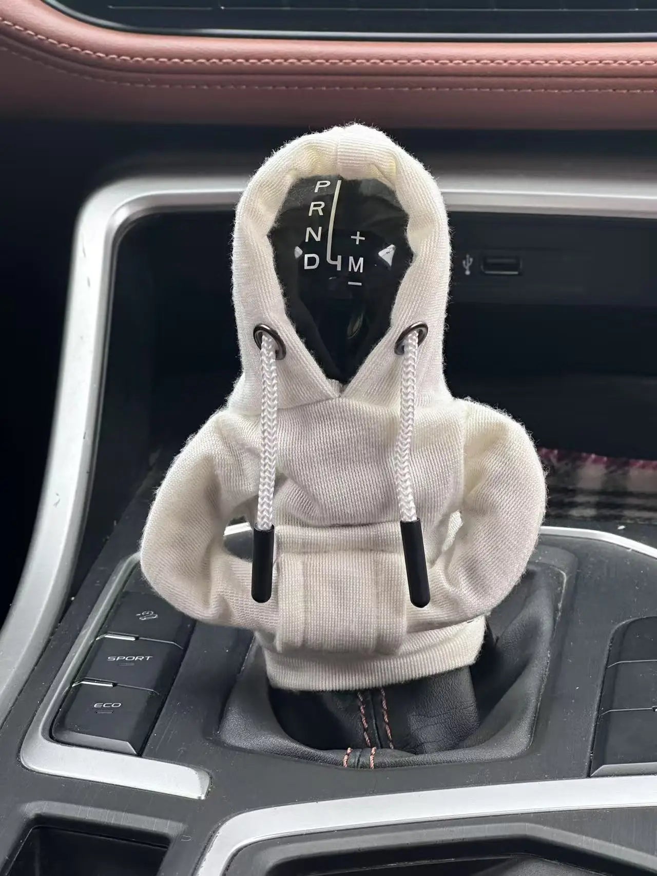 Car Gear Shift Hoodie Cover Shift Cover Gear Handle Decoration Fits Manual Automatic Universal Car Shift Lever Interior Decor