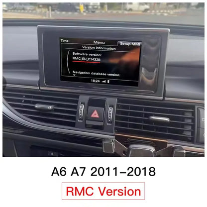AUTOABC 2025 New Wireless CarPlay Android Auto for Audi A6 S6 C7 A7 2011-2018 with AirPlay Mirror Link Multimedia Camera