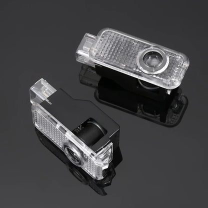 1/2PCS Auto Wireless Door Led Welcome Light Projection Lamp Light For Audi A4 B5 B6 B7 B8 A1 A3 A6 A5 A7 A8 Q3 Q5 Q7 TT S3 S6