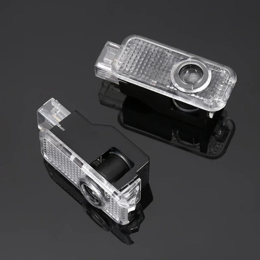 1/2PCS Auto Wireless Door Led Welcome Light Projection Lamp Light For Audi A4 B5 B6 B7 B8 A1 A3 A6 A5 A7 A8 Q3 Q5 Q7 TT S3 S6