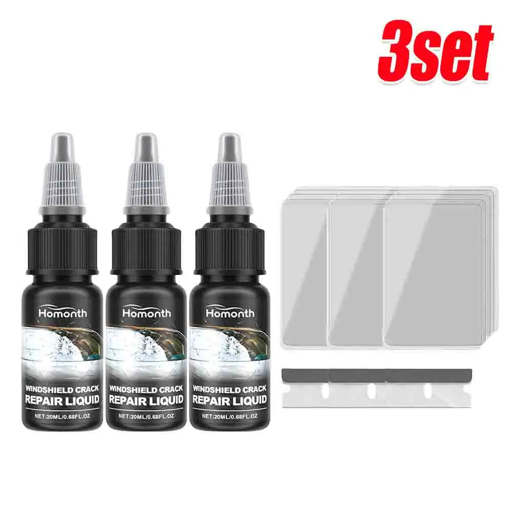 1-5Pcs 20ml Car Windshield Crack Repair Fluid 20ml Gone Crack Glass Windshield Repair Kit Windscreen Glass Scratch Crack Restore