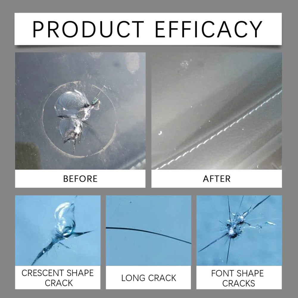 1-5Pcs 20ml Car Windshield Crack Repair Fluid 20ml Gone Crack Glass Windshield Repair Kit Windscreen Glass Scratch Crack Restore