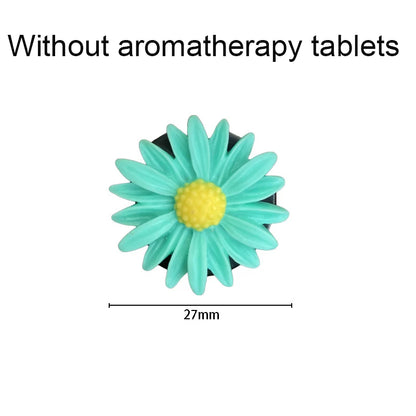 1pc Car Air Freshener Flowers Vent Clip Perfume Daisy Diffuser Essential Accessories For Girls Freshner Air Scent