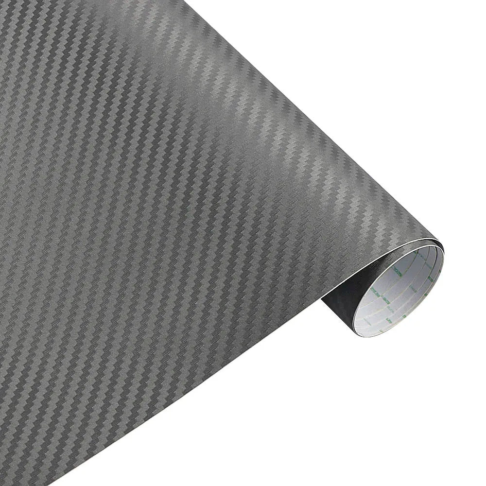 30*127cm Car Stickers and Decals 3D Carbon Fiber Vinyl Wrap Sheet Roll Protective Custom Film Auto Styling Exterior Accessories
