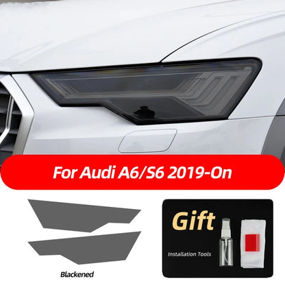 Car Headlight Protective Film Front Lamp Smoked Black For Audi A3 8V S3 A4 B8 B9 A5 A6 S6 C8 A7 A8 D4 TT TTS Q3 Q5 Q7 Q8 RS Q8