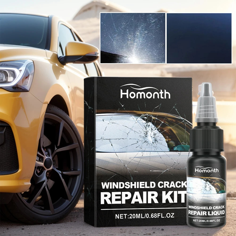1-5Pcs 20ml Car Windshield Crack Repair Fluid 20ml Gone Crack Glass Windshield Repair Kit Windscreen Glass Scratch Crack Restore