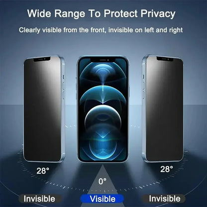 1-5PCS Anti-Spy Glass for iPhone 15 14 13 12 11 Pro Max Mini X XS XR 7 8 6 Plus Privacy Screen Protector For iPhone SE 2020 2022