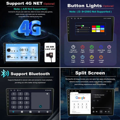 Android Auto Car Radio Multimedia Player Left Hand Drive for Honda Civic (EJ/EK/EM) 1995 - 2001 GPS Navigation Wireless Carplay