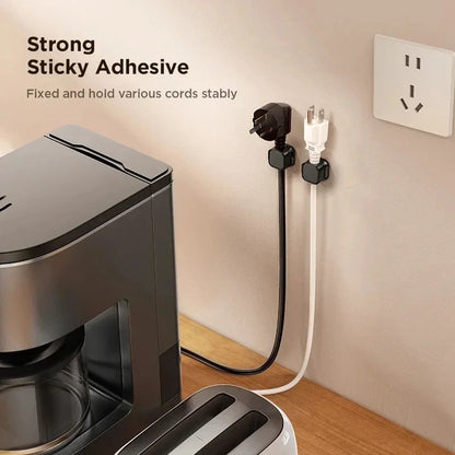 Magnetic Cable Clip Cable Holder Adhesive Wire Keeper Cord Cable Organizer for Home Office Under Desk Management