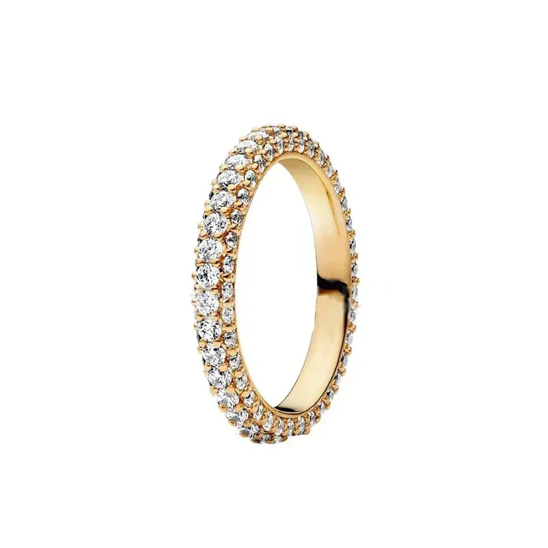 925 Sterling Silver New Various Colors Shiny Heart-shaped Ring Luxury Exquisite Charm Jewelry Surprise Commemorative Gifts