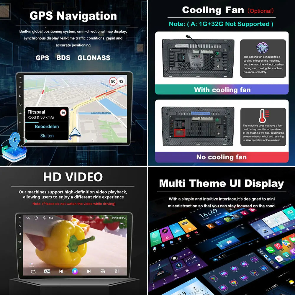 Android Auto Car Radio Multimedia Player Left Hand Drive for Honda Civic (EJ/EK/EM) 1995 - 2001 GPS Navigation Wireless Carplay