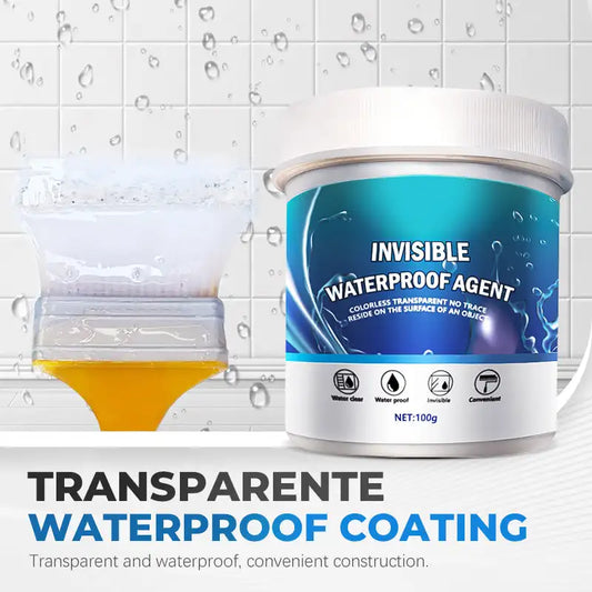100g Transparent Waterproof Coating for Indoor & Outdoor, Rooftop Bathroom Toilet Wall Leak Waterproofing Filling Sealing Agent