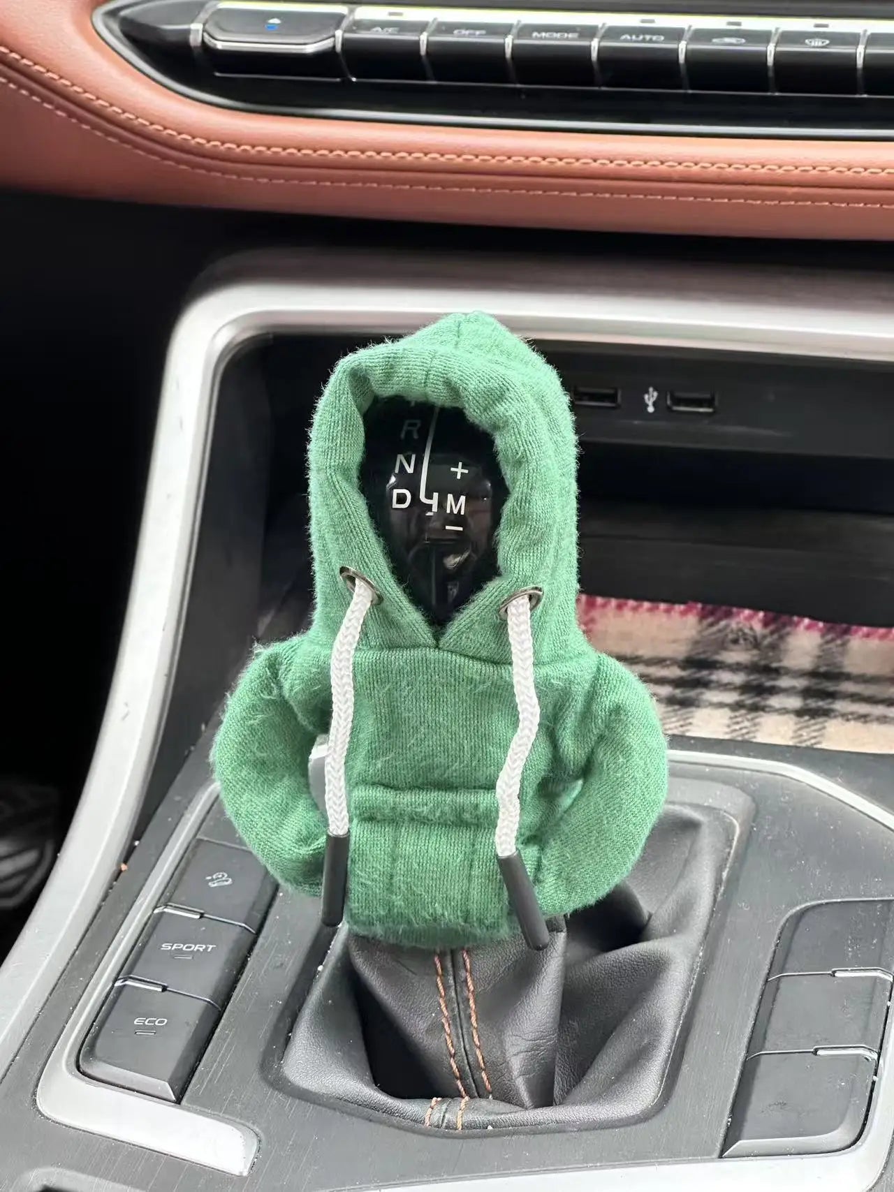 Car Gear Shift Hoodie Cover Shift Cover Gear Handle Decoration Fits Manual Automatic Universal Car Shift Lever Interior Decor