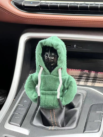 Car Gear Shift Hoodie Cover Shift Cover Gear Handle Decoration Fits Manual Automatic Universal Car Shift Lever Interior Decor