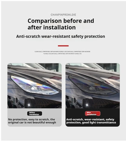 Car Headlight Protective Film Front Lamp Smoked Black For Audi A3 8V S3 A4 B8 B9 A5 A6 S6 C8 A7 A8 D4 TT TTS Q3 Q5 Q7 Q8 RS Q8