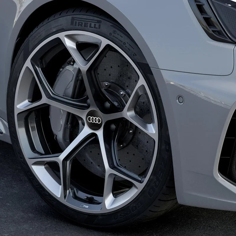 4pcs 60mm Auto Wheel Center Hub Caps Car Styling Stickers For Audi Sline A1 A3 A4 A5 A6 A7 A8 Q2 Q3 Q5 Q7 Q8 TT S1 S3 RS5 ﻿RS S