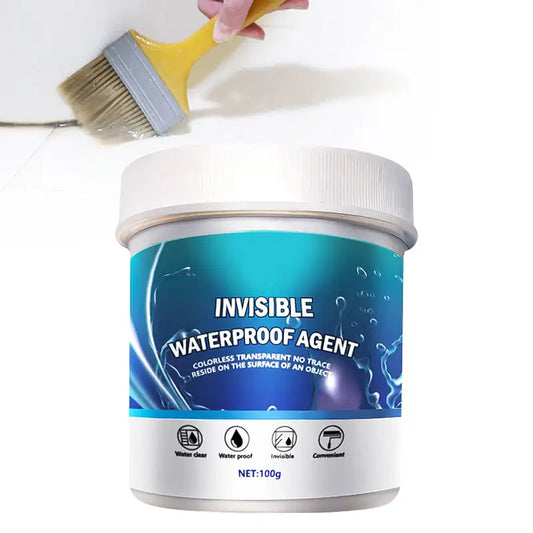 100g Transparent Waterproof Coating for Indoor & Outdoor, Rooftop Bathroom Toilet Wall Leak Waterproofing Filling Sealing Agent