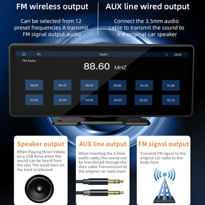 9.3 Inch Wireless Carplay Android Auto Car Radio HD Touch Screen Car MP5 Multimedia Player GPS Wifi Bluetooth Auto Link FM Radio