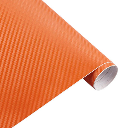 30*127cm Car Stickers and Decals 3D Carbon Fiber Vinyl Wrap Sheet Roll Protective Custom Film Auto Styling Exterior Accessories
