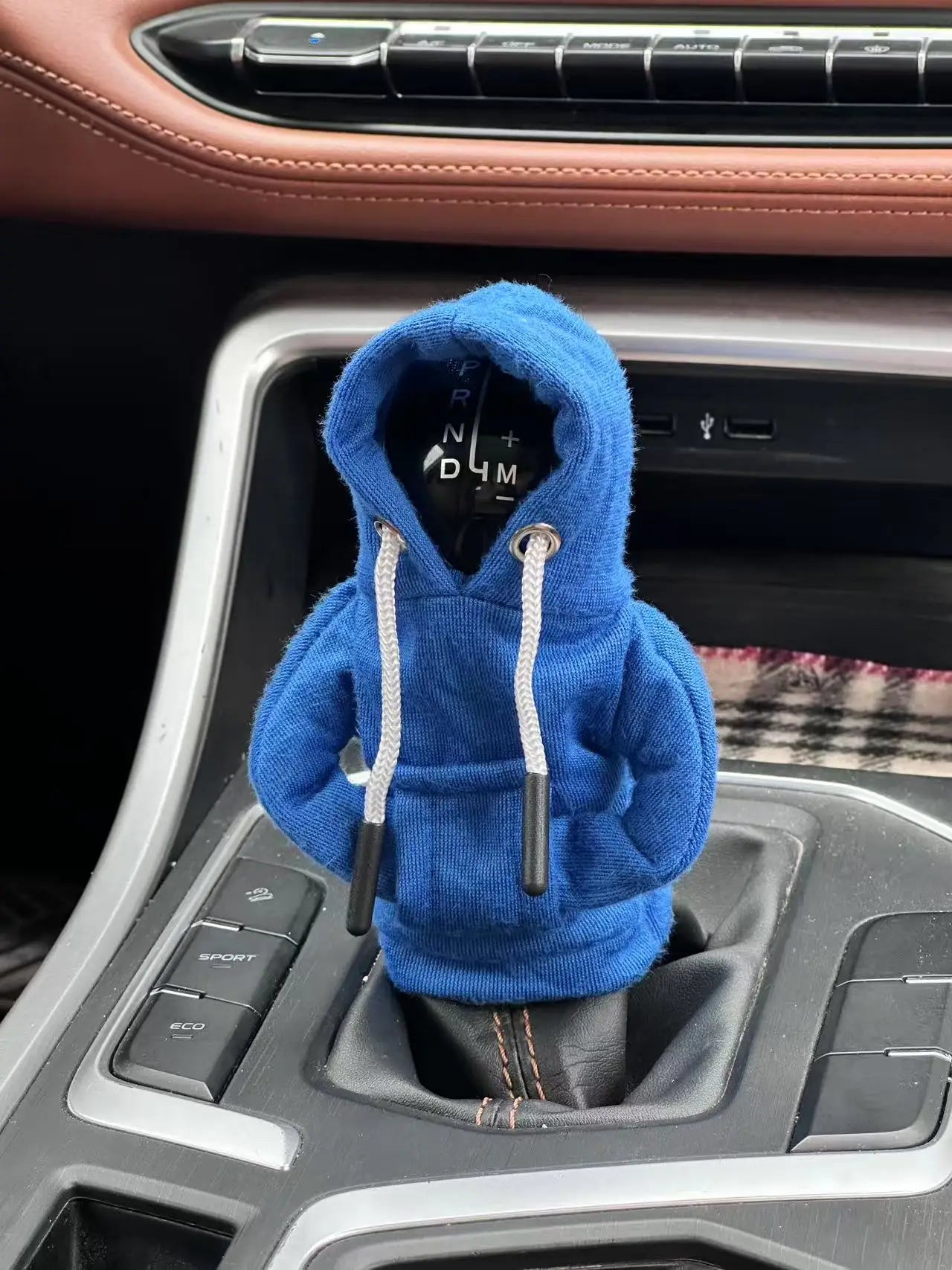 Car Gear Shift Hoodie Cover Shift Cover Gear Handle Decoration Fits Manual Automatic Universal Car Shift Lever Interior Decor